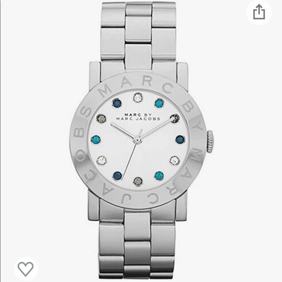 Marc by Marc Jacobs Amy Silver Watch - Picture 1 of 12